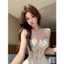 Áo 2 dây corset cúp ngực ren