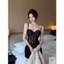 Áo 2 dây corset cúp ngực ren