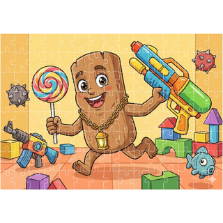 COMBO SỈ 5 tranh ghép A4 20 mảnh; 40 mảnh; 80 mảnh Cute BrainRot TooYoo TG0012