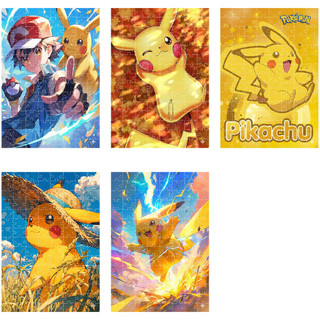 COMBO SỈ 5 tranh ghép A4 20 mảnh; 40 mảnh; 80 mảnh Pikachu TooYoo TG0034