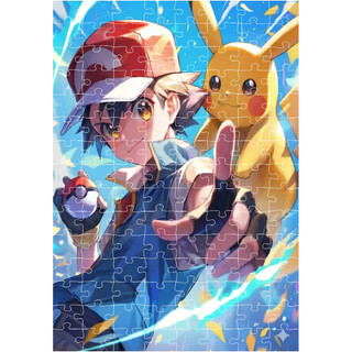 COMBO SỈ 5 tranh ghép A4 20 mảnh; 40 mảnh; 80 mảnh Pikachu TooYoo TG0034