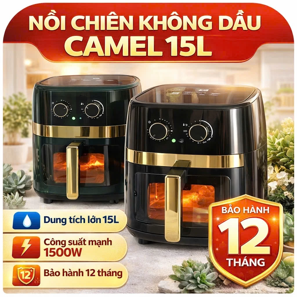 Nồi chiên không dầu Camel