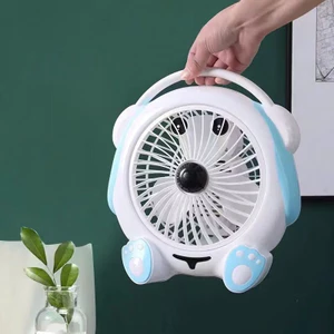 Quạt mini Hình Thú để bàn cắm điện 220v, Quạt mini cắm điện , Quạt văn phòng, quạt để bàn mini dễ thương
