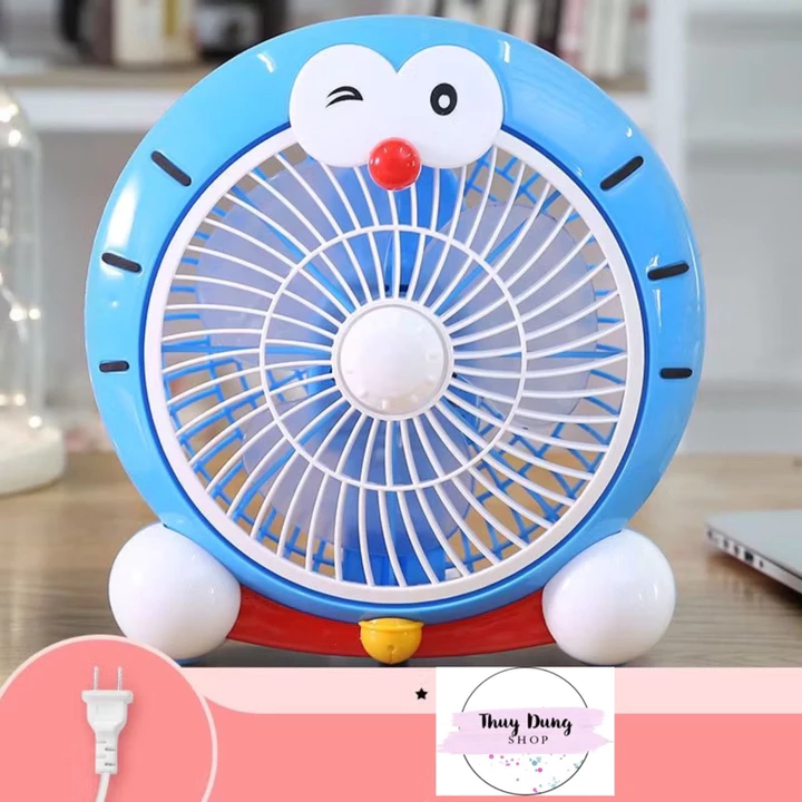Quạt mini Hình Thú để bàn cắm điện 220v, Quạt mini cắm điện , Quạt văn phòng, quạt để bàn mini dễ thương – 7