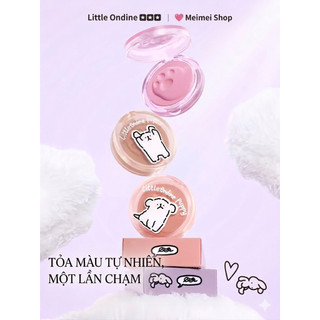 [Meimei Shop] Phấn má hồng dạng kem Little Ondine x Little Puppy - Kết cấu Mousse mềm mịn, lâu trôi