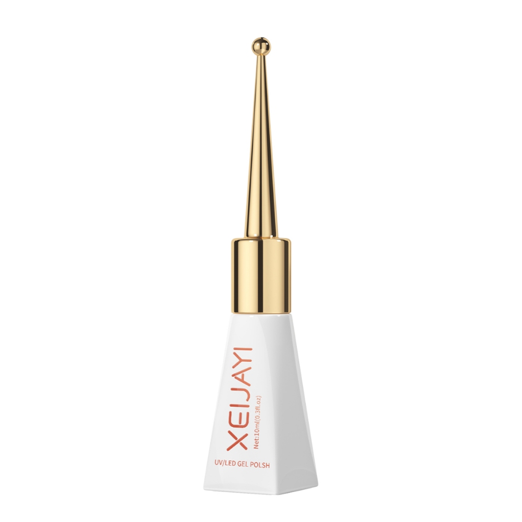 XEIJAYI 10ml - Sơn móng tay dạng gel màu nude mắt mèo mới, bộ 6 màu, thích hợp cho việc tự làm nghệ thuật vẽ móng.