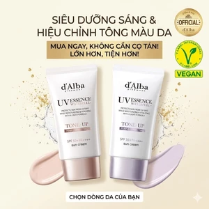 Kem Chống Nắng d'Alba Vật Lý Dịu Nhẹ Da Nhạy Cảm Nâng Tông Sáng Hồng Hiệu Chỉnh Sắc Da 50ml (cosme)