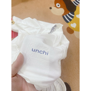 Bộ cộc tay unchi cotton co dãn 4 chiều mềm mát cho bé 0-3,3-6m