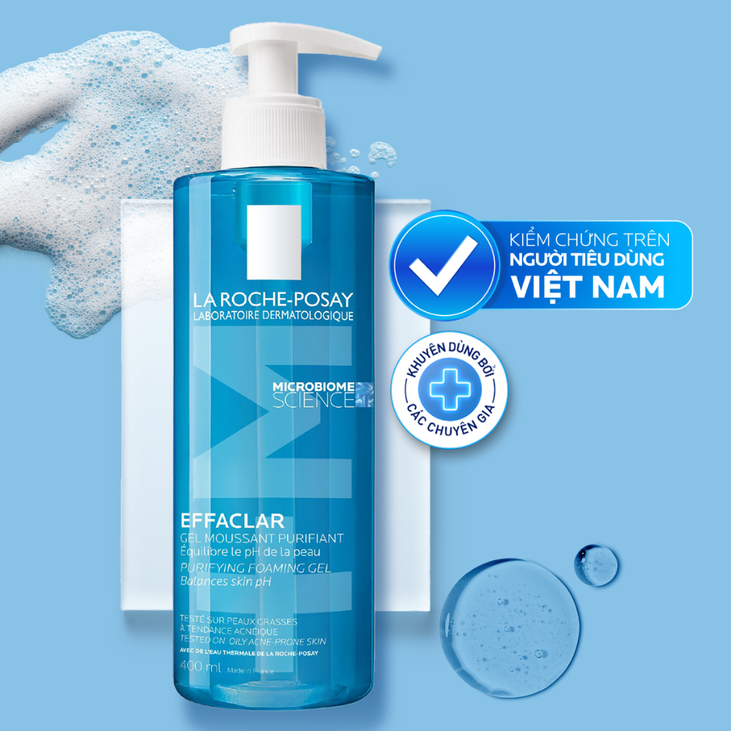 Gel Rửa Mặt La Roche Posay Cho Da Dầu & Nhạy Cảm 400ml - Cosme