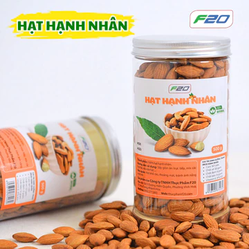Hạnh Nhân chuẩn Nhập Khẩu Loại 1 - HẠT HẠNH NHÂN ĐÃ SẤY CHÍN - DÙNG LÀM BÁNH HẠT, ẮN LIỀN, LÀM SỮA HẠT