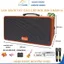 Loa Xách Tay Bluetooth Cao Cấp Hát Karaoke Hay 2 BASS 16 cm Nhập Khẩu Kèm 2 Mic BOK B 216 B216 PRO