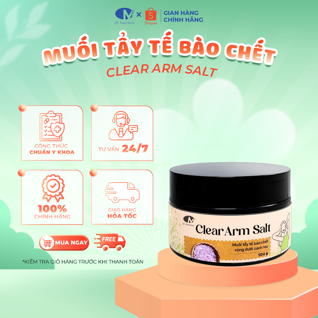 Sử Dụng Muối Tẩy Tế Bào Chết Nách Trong Đời Sống