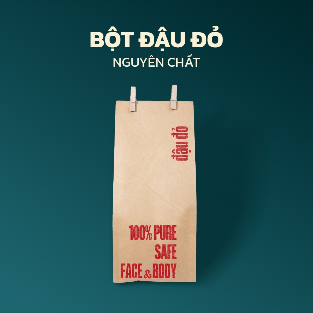 Bột Đậu Đỏ Nguyên Chất Jade&Leaf, Bột Hữu Cơ Hỗ Trợ Trắng Da, Dưỡng Ẩm, Tẩy Tế Bào Chết, Lành Tính