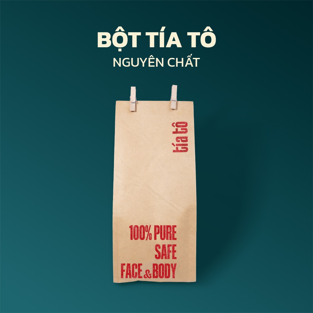Bột Tía Tô Jade&Leaf Cao Cấp, Làm Đẹp Đắp Mặt Tắm Trắng Nguyên Chất Mờ Thâm Giảm Mụn Đều Màu Da