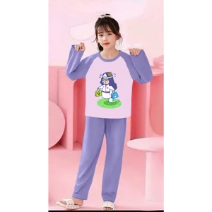 🌸 BỘ ĐỒ BÉ GÁI DÀI TAY – HÌNH CỰC ĐÁNG YÊU 🐱💕 DS557