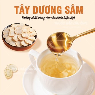 Sâm tây dương lát mỏng 100g (Sâm hoàng kỳ khô, bạch sâm) - Thuốc Bắc Lãn Ông