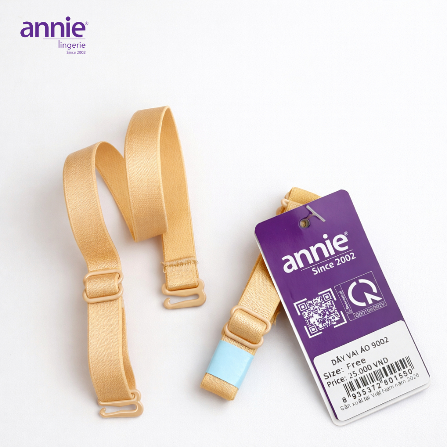 Cặp 2 Dây Áo Ngực annie 9002 Co Dãn Có Thể Điều Chỉnh Kích Thước