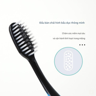 Bàn chải đánh răng than tre hoạt tính lông mềm kháng khuẩn chăm sóc răng miệng hằng ngày #A217
