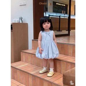 Váy Ba Lỗ, Váy Xinh Dáng Bí Obebi Thời Trang Hè Xinh Xắn Đáng Yêu Cho Bé Gái từ 8kg - 122kg V61