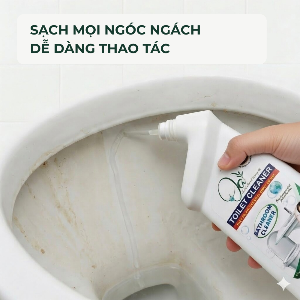Nước Rửa Bồn Cầu OSARO 900g – Làm Sạch Mảng Bám, Khử Mùi Toilet, An Toàn Men Sứ