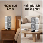 Quạt Điện Mini Để Bàn Công Nghệ Làm Mát 2 Tầng Làm mát chủ động - Xoay kép - Sạc pin - Siêu êm - Không cánh — ảnh 8