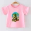 👕 Áo Thun Bé Gái mềm mịn thoáng mát in hình dễ thương 👕 AT555