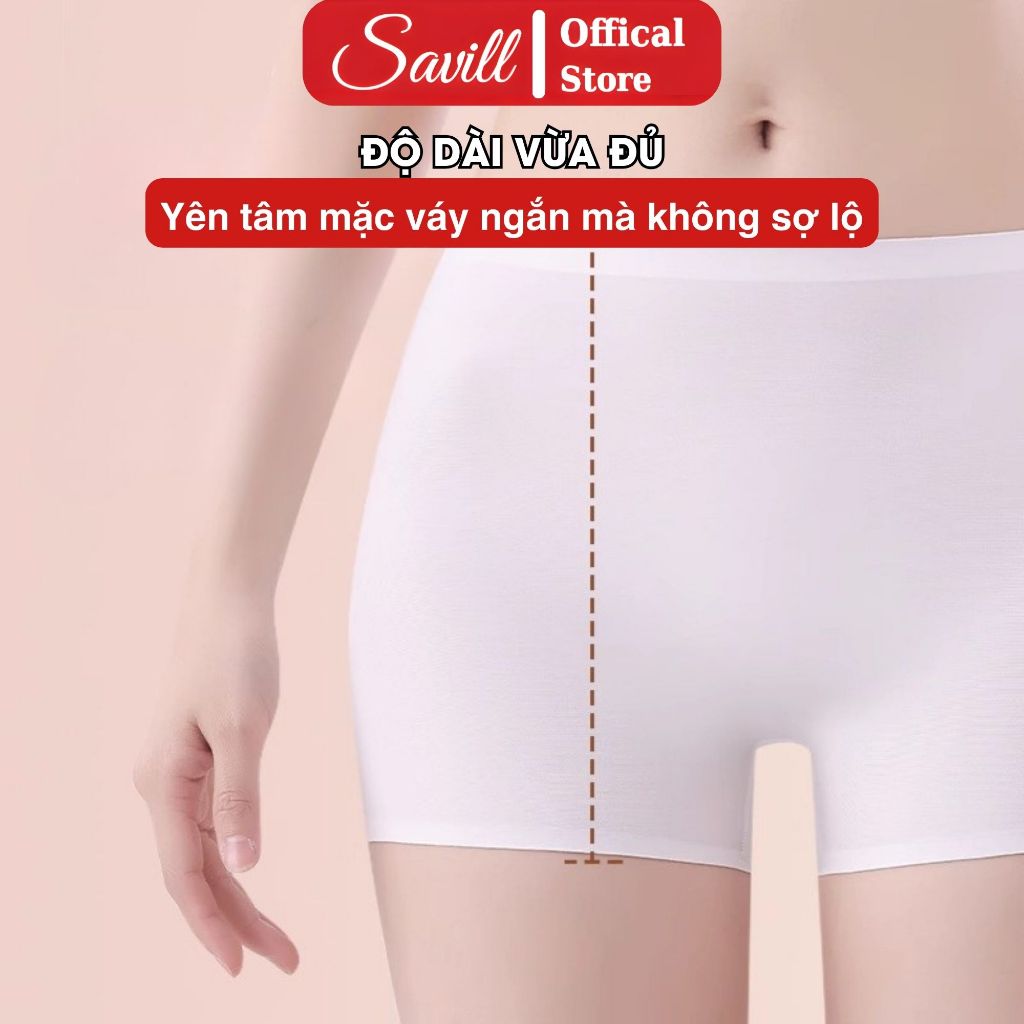 [ BST 2026 ] Quần su mặc váy thoáng mát, Quần đùi mặc trong váy ôm body, không lộ viền SAVILL V8205 - ảnh 8