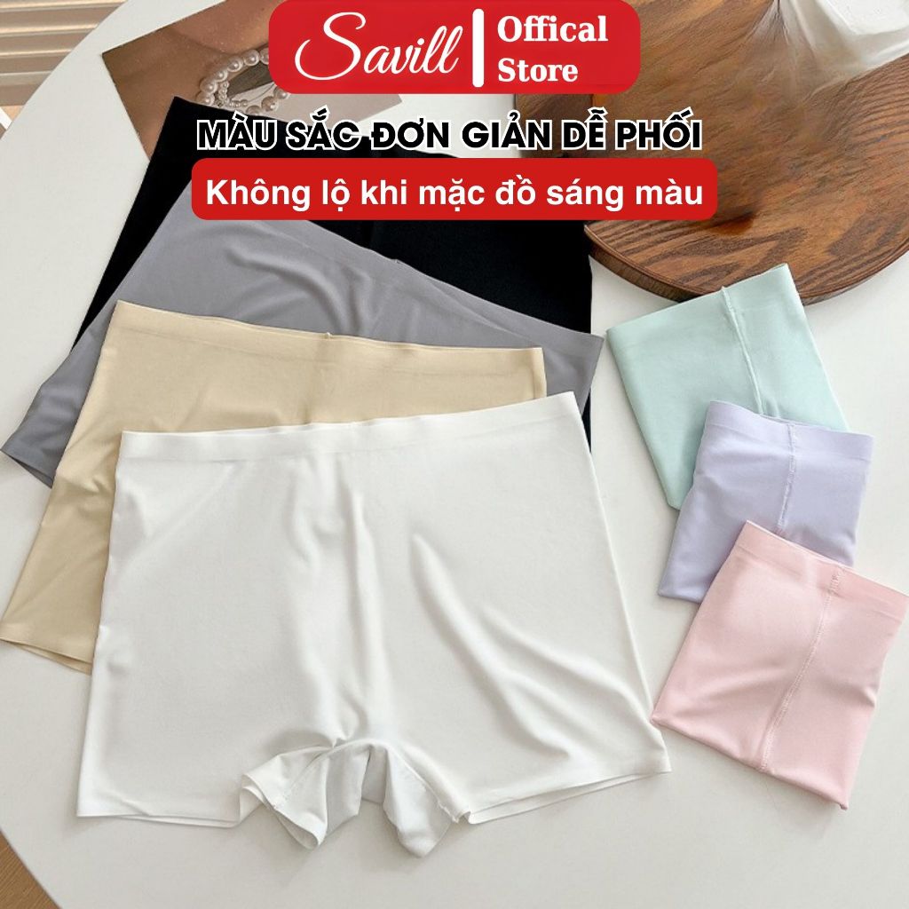 [ BST 2026 ] Quần su mặc váy thoáng mát, Quần đùi mặc trong váy ôm body, không lộ viền SAVILL V8205 - ảnh 9