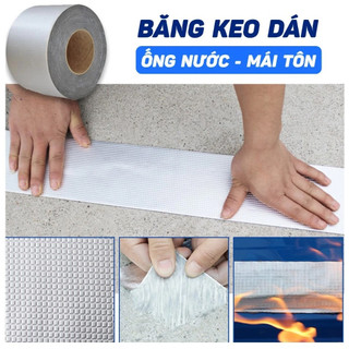 Cuộn băng keo chống thấm 5*5m, 10*5m, 20*5m siêu dính dán kín khe hở ngăn nước rò rỉ hiệu quả