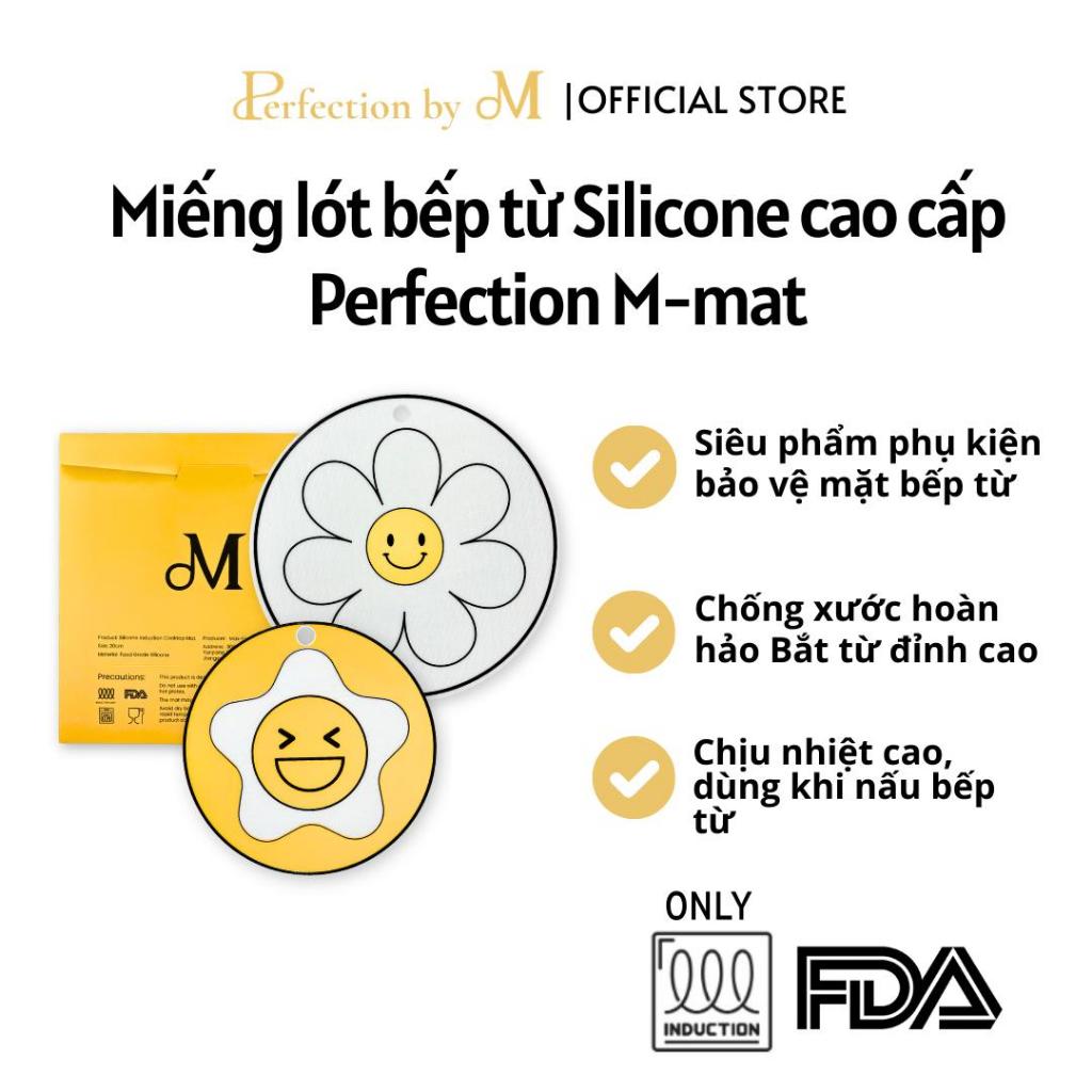 [CHÍNH HÃNG] Miếng lót bếp từ Perfection M-Mat – Silicone FDA, chịu nhiệt, chống xước, bảo vệ bếp