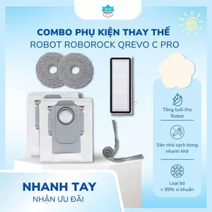 Phụ kiện thay thế robot hút bụi Roborock Qrevo C Pro