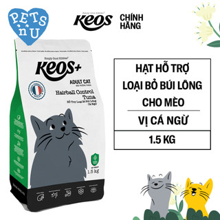 [PP CHÍNH HÃNG] [TIẾT KIỆM] COMBO 2 Hạt Keos+ loại bỏ búi lông cho mèo, vị cá ngừ (1,5kg)  – KM SỐC! LÊN ĐƠN LÀ CÓ Q