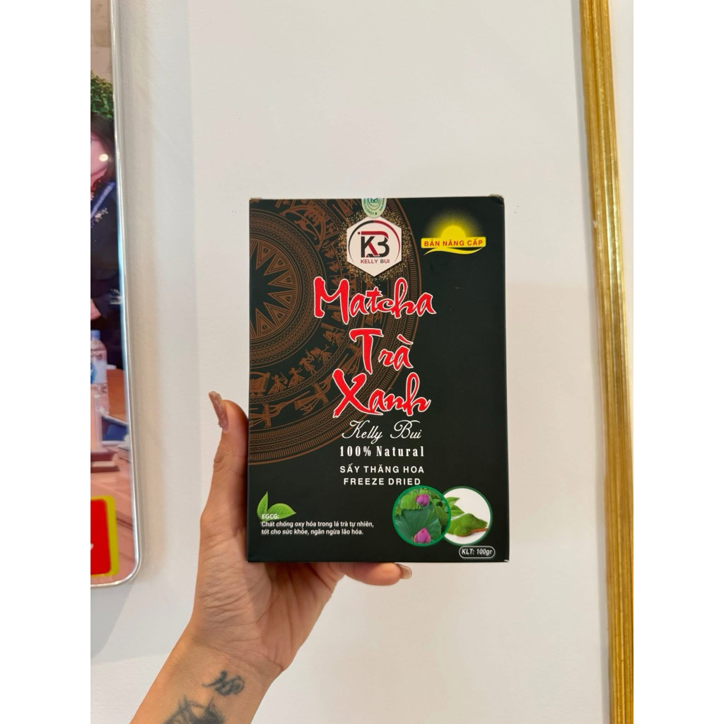 TRÀ XANH BỘT KELLYBUI Bản NÂNG CẤP