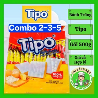[COMBO 1-2-3-5] Bịch 500g Bánh Trứng Tipo Hữu Nghị - Giòn Tan Thơm Ngon