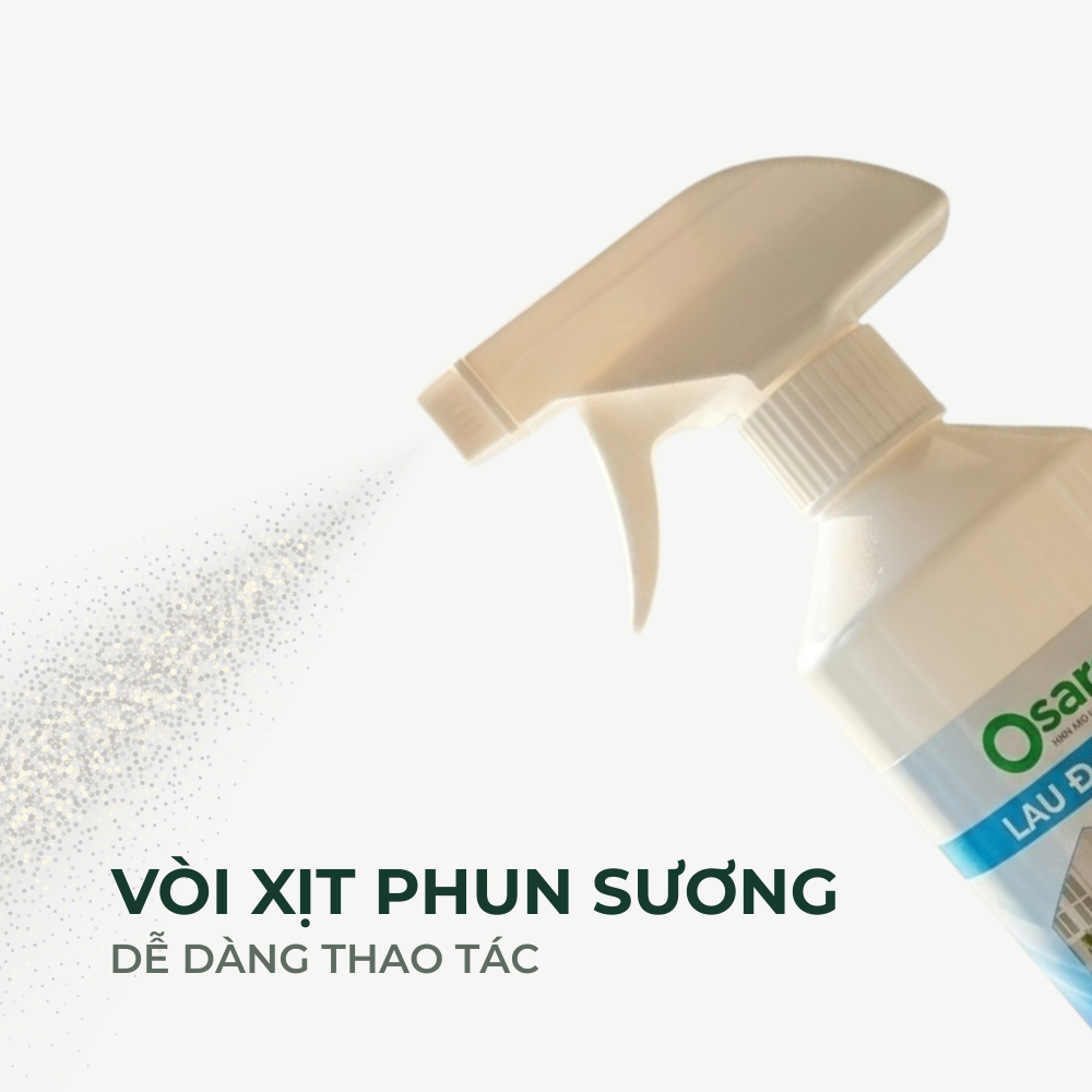 OSARO Lau Đa Năng 500g – Lau Sạch Bàn Bếp, Kệ, Tủ, Ít Nhờn, Hương Dễ Chịu
