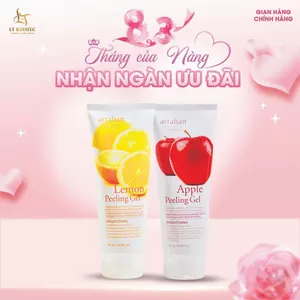 Combo 2 Gel Tẩy Da Chết Arrahan Hỗ Trợ Sáng Da, Giúp Da Căng Bóng Mềm Mại 180ml/tuýp