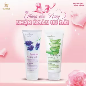 Combo 2 Tẩy Da Chết Arrahan Lô Hội + Lavender Hỗ Trợ Làm Dịu Da Kích Ứng, Mụn Đỏ, Cháy Nắng 180ml