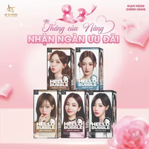 Nhuộm tóc mise en scène Hello Bubble Hàn Quốc Dạng Bọt Dễ Sử Dụng, Lên Màu Chuẩn 100g