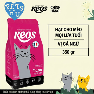 [PP CHÍNH HÃNG] Hạt Keos+ Cho Chó Mèo 350g/400g – Nhiều Vị: Mèo Con / Tiết Niệu / Búi Lông / Tiêu Hoá / Năng Lượng
