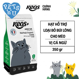 [PP CHÍNH HÃNG] Hạt Keos+ Cho Chó Mèo 350g/400g – Nhiều Vị: Mèo Con / Tiết Niệu / Búi Lông / Tiêu Hoá / Năng Lượng