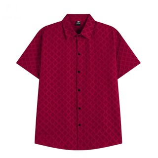Áo Sơ Mi Nam Chất Liệu Cotton Vân Dệt Form Rộng Xuông Đứng Form Thời Trang