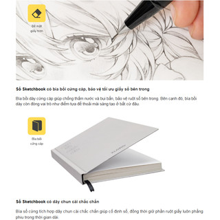KLONG - Sổ Viết / Vẽ Giấy Trơn 150gsm Đa Năng - Sketchbook Bìa Cứng Plantasy A5 120 Trang 150/86; MS: 652 ♥