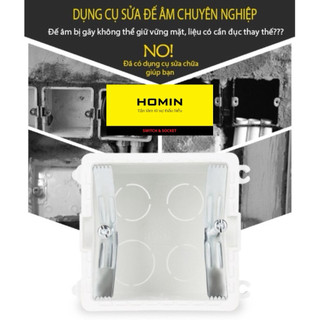 Combo 10 vít sửa đế âm vuông loại răng cưa HOMIN có VAT( hàng loại 1 )