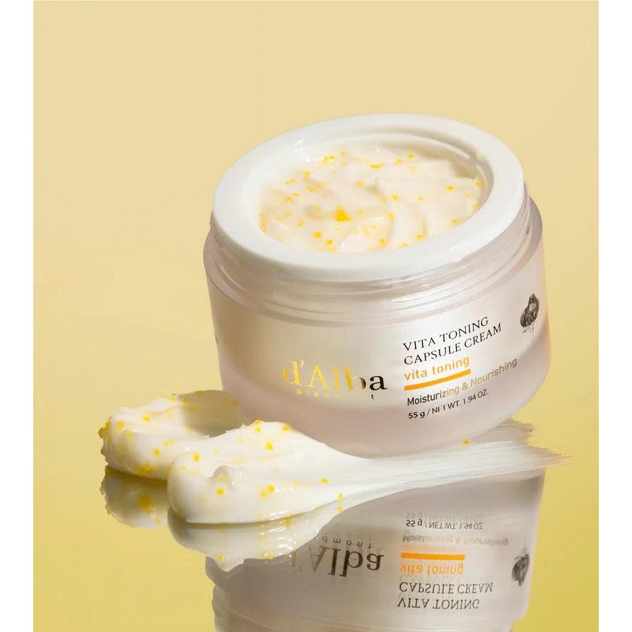 Kem Dưỡng Cấp Ẩm Dưỡng Sáng Da D'alba Vita Toning Capsule Cream 55G - Phương An House