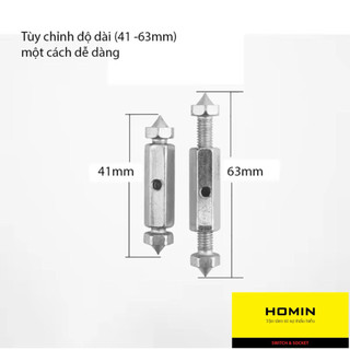[Bộ 10 chiếc sửa đế chữ nhật]HOMIN có VAT Phụ kiện sửa đế âm công tắc ổ cắm điện