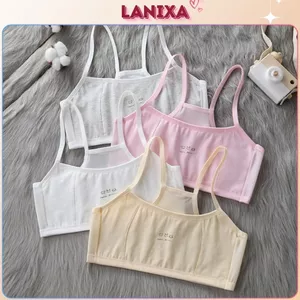 Áo lá học sinh tuổi dậy thì cotton phối lưới thoáng khí dấy sợi bún co giãn tốt LANIXA A108 -CB