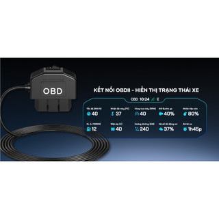 HUD Vietmap H50 - màn hình HUD thông minh,hiển thj tốc độ giới hạn,cảnh báo giao thông, tích hợp GPS