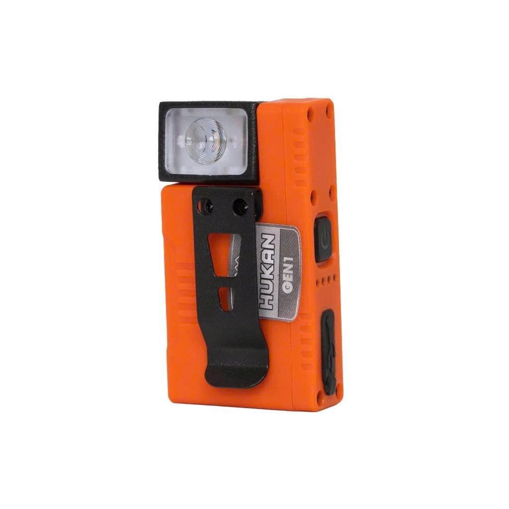 Đèn mini đa năng bỏ túi HUKAN G1-PL04MINI, 4 màu đèn, Chỉnh 180 độ, Dùng 3-4H, Đế có nam châm hít
