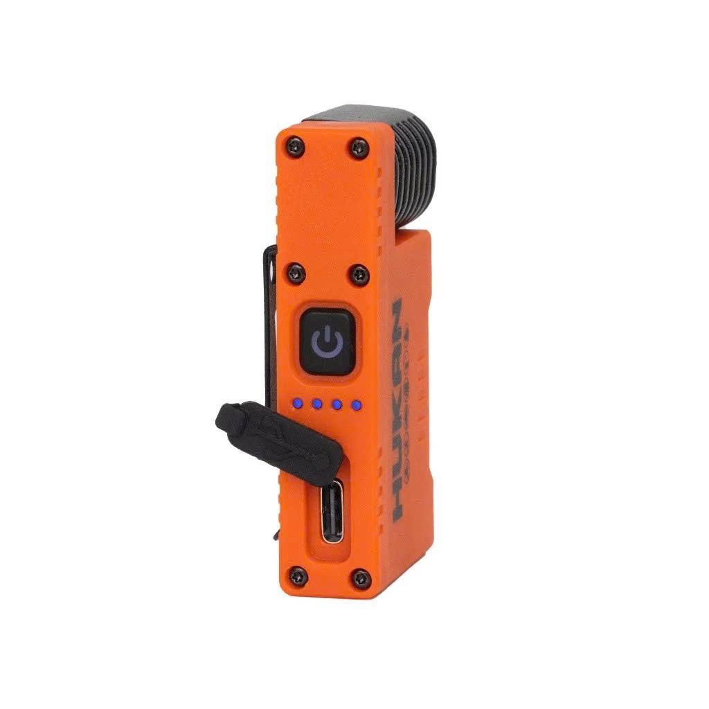 Đèn mini đa năng bỏ túi HUKAN G1-PL04MINI, 4 màu đèn, Chỉnh 180 độ, Dùng 3-4H, Đế có nam châm hít