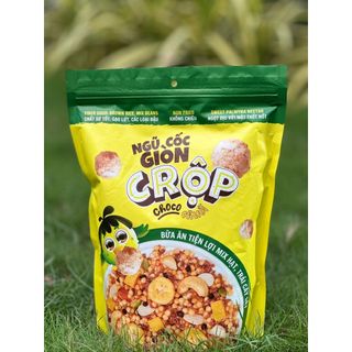 Granola Giòn C Rộp VỊ CHUỐI Mix Trái Cây – Ngũ Cốc Granola Gạo Lứt Ăn Sáng, Snack Ngũ Cốc Giòn